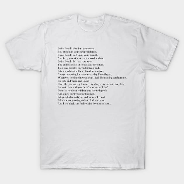 poetry T-Shirt by oddityghosting